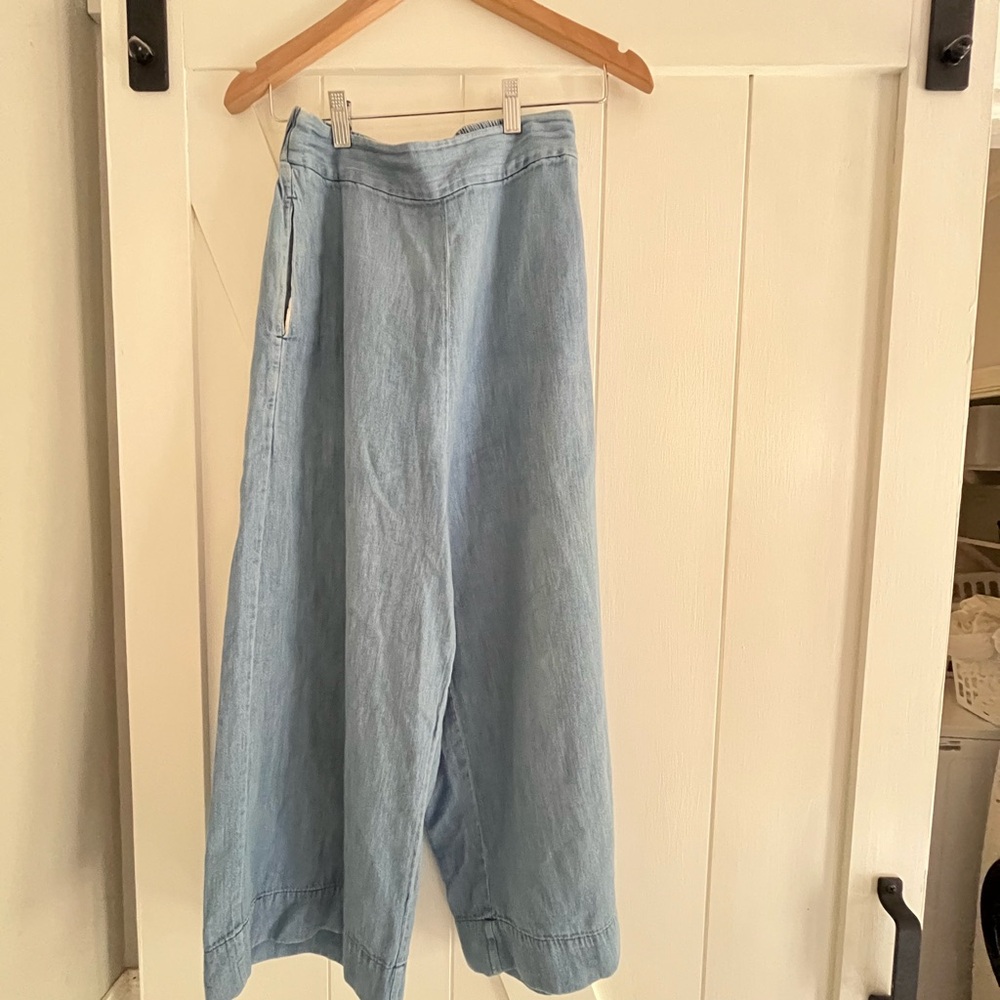 Madewell Light Blue Wide Leg Jeans